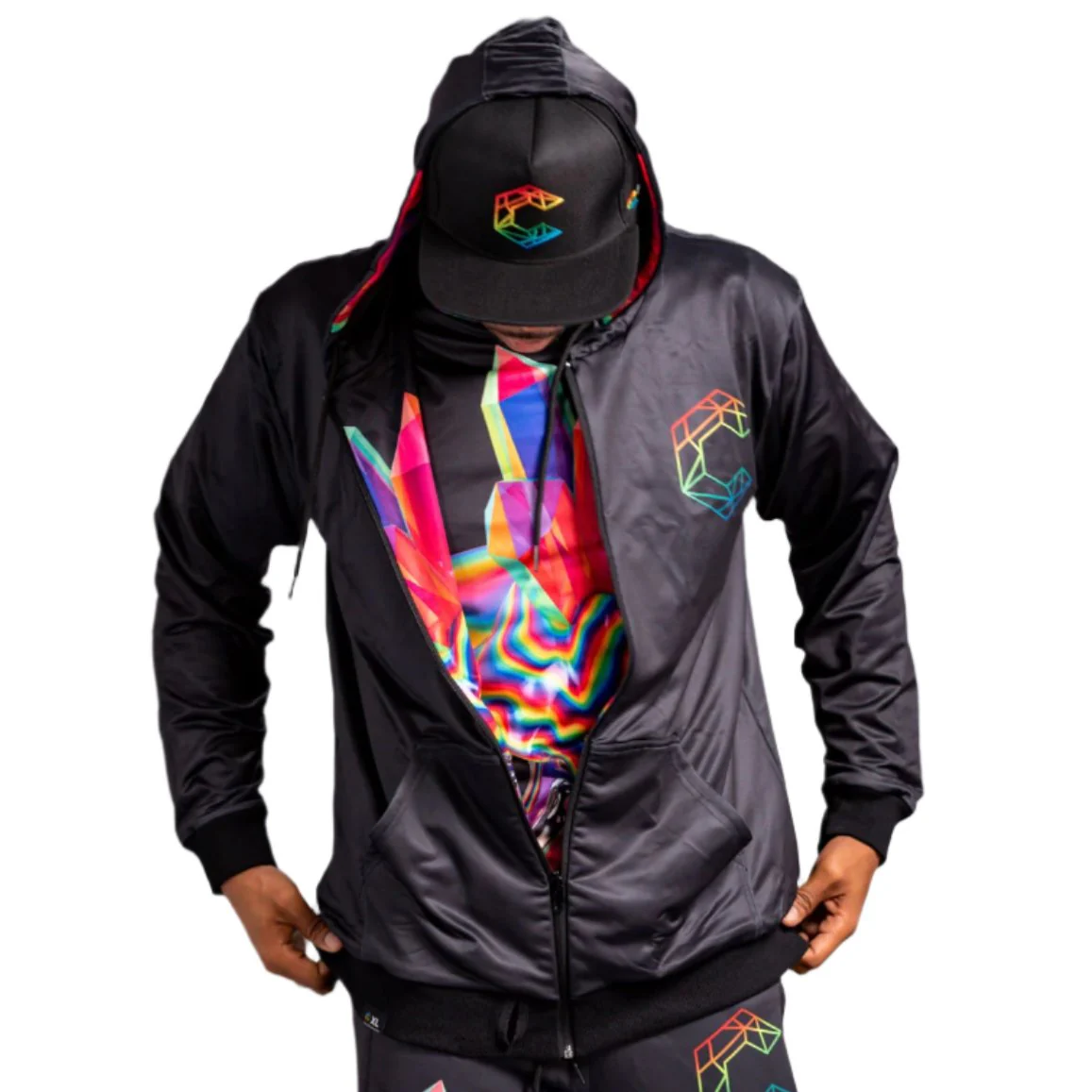 Crystallization Reversible Hoodie - Image 4