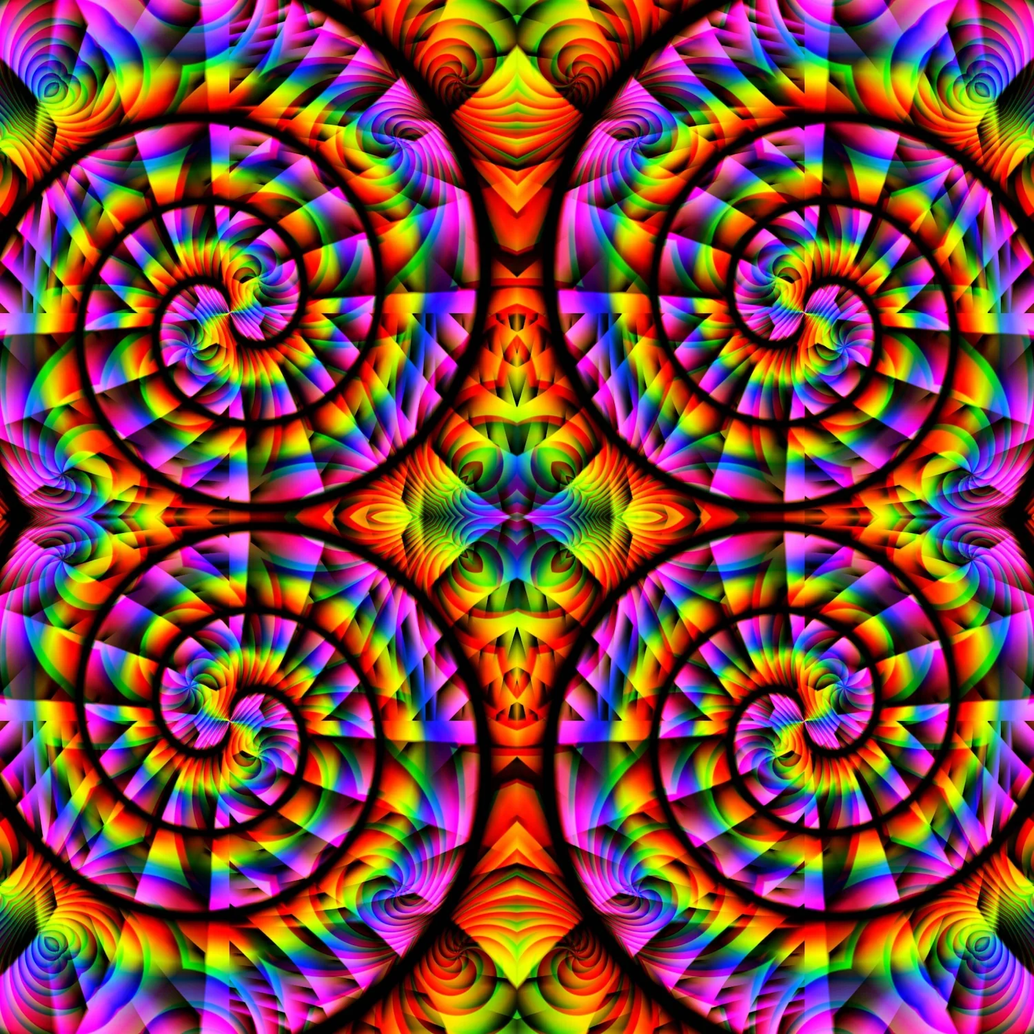 Rainbow Spirals