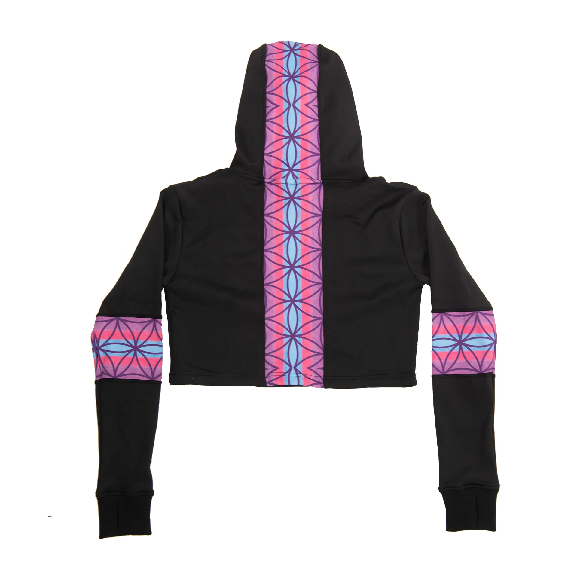 Sunset Sherbet Crop Hoodie - Image 4