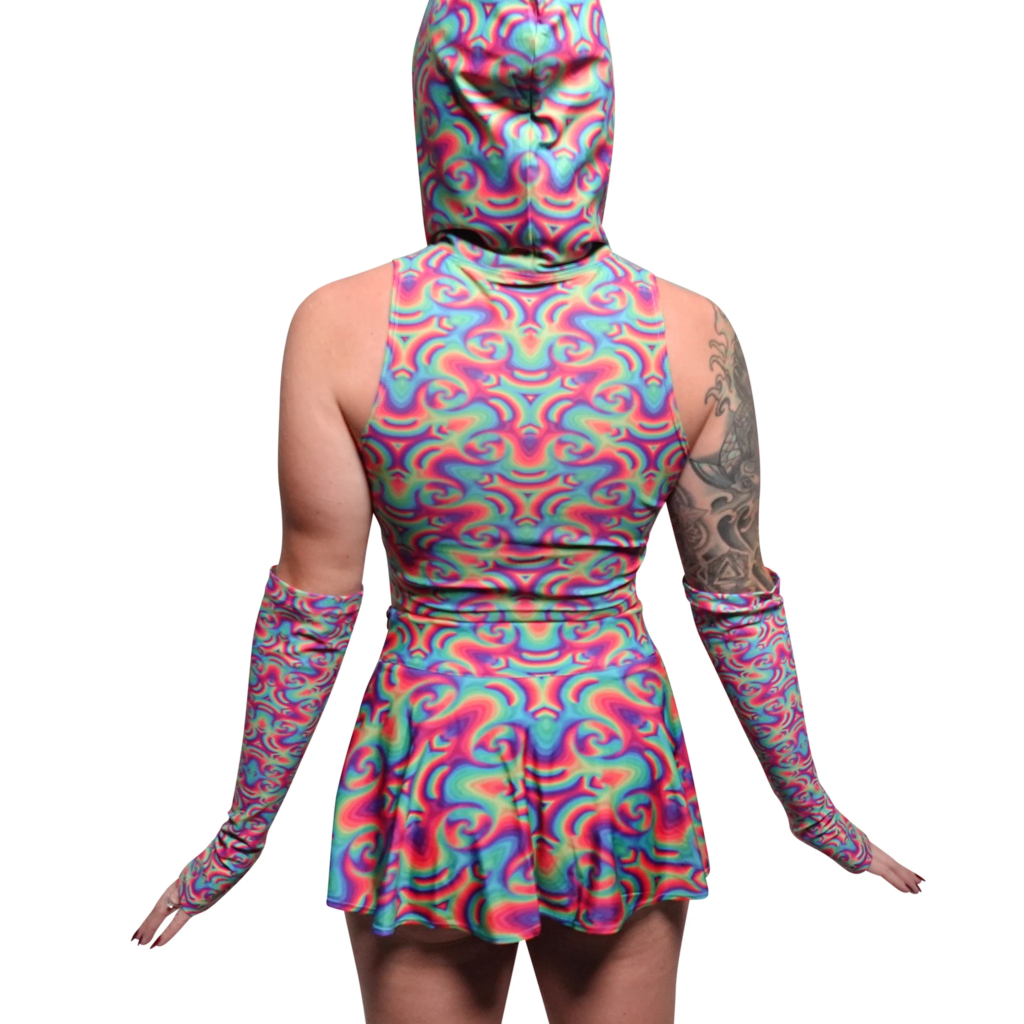 The Steve Hooded Mask Top - Image 2