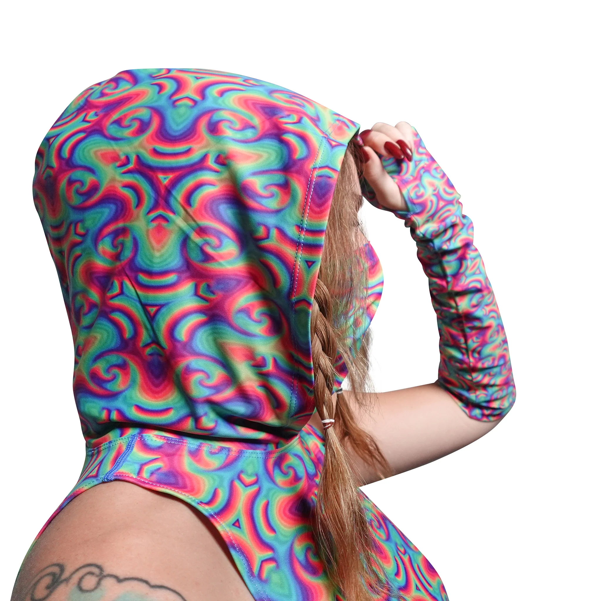 The Steve Hooded Mask Top - Image 3