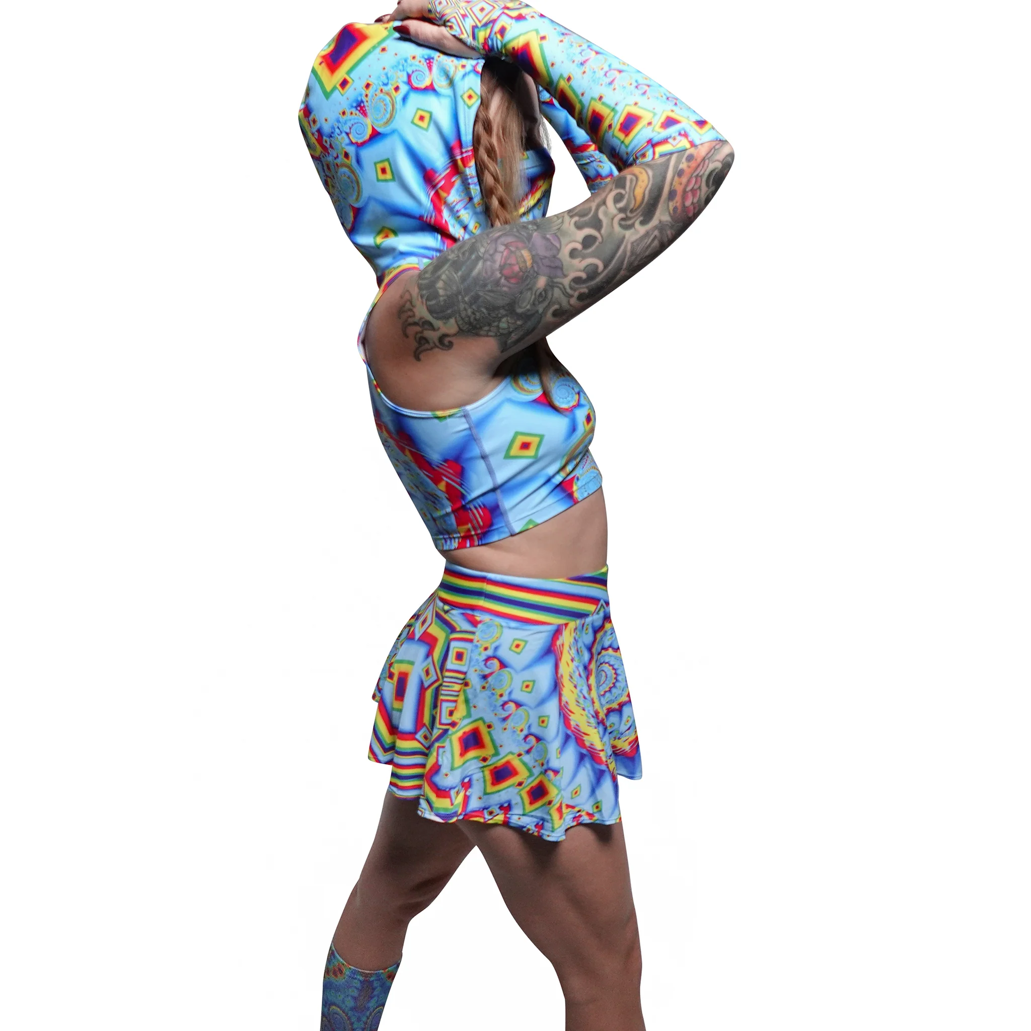 Third Eye Vortex Mini-Skirt - Image 4